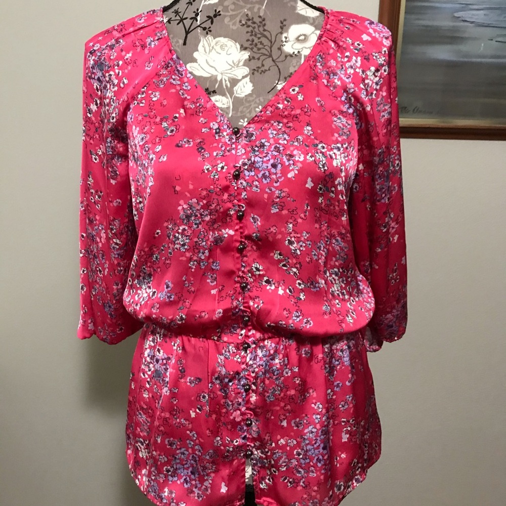 Banana Republic Fuschia with Elastic Waist style